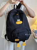 KYLETHOMASW  -  Sweet Cute Kawaii Duck Mochila Japanese Ins Bag Student Mochilas Mujer Teenage Girls Bolsas Zipper Bags for Woman Backpack