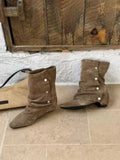 KYLETHOMASW  -  High-end Versatile Retro Chunky Heel Pointed Boots New Slim-enhancing Short Shaft Boots