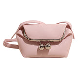 KYLETHOMASW  -  Women's Small PU Leather Clasp Crossbody Bag Retro Daily Dating Party Shoulder Bags New Trend Solid Handbags and Purses