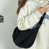 Kylethomasw Fashion Hobo Bags Women Large-Capacity Crossbody Dumpling Bag Down Cotton Casual Simple And Versatile Shoulder Bag