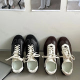 KYLETHOMASW  -  Women's Retro Design Casual Flat Casual Sports Single Shoes New Autumn Shallow Mouth Versatile Comfortable Lace Up Sneakers