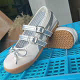 KYLETHOMASW  -  Women Ballet Flats Fashionable Elegant Round Toe Shoes Women Comfortable Street Style Soft Sole Ballet Shoes Mary Jane Shoes