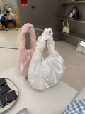 KYLETHOMASW  -  Summer New Sweet Three-dimensional Flower Bead Shoulder Bag Embroidery Mesh Handbag
