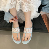KYLETHOMASW  -  Summer Beach Slides Fashion Round Toe Women Flats Slippers Shoes Female Flip flops Flats Slippers Sandals Shoes For Ladies