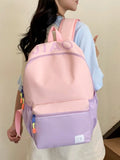KYLETHOMASW  -  Schoolbag Female Gradient High Value Korean Trend Bags School Students Large Capacity Simple Lightweight Backpacks