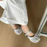 KYLETHOMASW  -  Women Summer Split Toe Ballet Casual Sole Lightweight Flats Flexible Wear Flat Shoes Plus Size Sneakers Vintage Flat Bottom Shoe