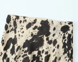 KYLETHOMASW  -  Spring Summer Women's Fashion niche animal print silk satin texture high waisted midi skirt