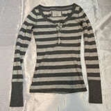KYLETHOMASW  -  Women Y2k Striped Long Sleeve Shirt Grunge Tops Vintage Aesthetic Gothic Color Block Tees Fairy Teens Girls Shirts