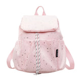 KYLETHOMASW  -  New Korean Girl Backpack Niche Design Star Drawstring Teenage Youth Schoolbag for Women Cute Sweet Lightweight Small Backpack