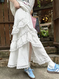 KYLETHOMASW  -    A-Line Cake Skirts Women Casual Summer Polka Dots Loose New Daily Office Lady High Waist Fashion Slim Sweet Gentle
