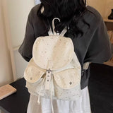 KYLETHOMASW  -  Korean Casual Women Students Backpack Sweet Y2k Aesthetic Fashion Star Backpacks Chic Fashion Kawaii All Match Schoolbags