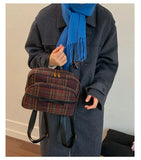 KYLETHOMASW  -  Luxury Design Casual All Match Mini Handbags Women Sweet Y2k Aesthetic Plaid Backpacks Japanese Girls Fashion Vintage Schoolbags