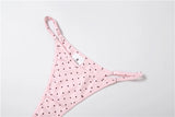 KYLETHOMASW  -  Beach 3 Piece Set Women Sexy Polka Dot Print Bandages Halter Tank Top+Shorts+Irregular Hem Skirt Fashion Trend Suits