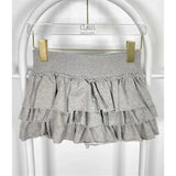 Kylethomasw Streetwear Fashion Pleated Solid Color A-line Skirt Women Spring New Korean Sexy Slim Rough Selvage Cake Skirt