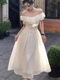 Kylethomasw New Summer Off Shoulder Midi Dress Women Elegant Lace Patchwork Ruffles A-line Party Dresses Vintage Prom Robe Casual Vestido