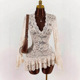KYLETHOMASW  -  Summer New Lace Dress Women's Hollow Hip Skirt