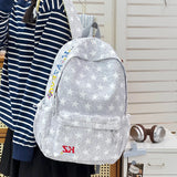 KYLETHOMASW  -  Teen Boys Girls Star Print Backpack New Fashion Large Capacity Casual School Travel Daily Daypack Female Travel Backpacks