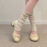 KYLETHOMASW  -  New Spring Thick Heel Women Mary Jane Shoes Concise Shallow Belt Buckle Shoes Ladies Lolita Style Elegant Dress Party Pumps