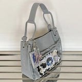 KYLETHOMASW  -  Kawaii Hobo Ita Bag Shoulder Bag Transparent Pvc Window Diy Badge Display Itabag Y2k Jk Anime Cosplay Handbag For Girls