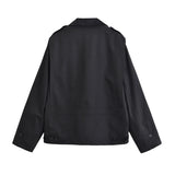KYLETHOMASW  -  New Women Versatile Autumn Winter Trench Coat Long Sleeve Single Breasted Loose Vintage Windbreaker Jacket