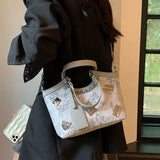 Kylethomasw New Fashion All Match Crossbody Bag Korean Trendy High-capacity Tote Bag Casual Bolsas De Mujer Office Ladies Daily Handbag
