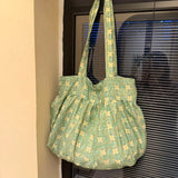 KYLETHOMASW  -  Floral Korean Versatile Tote Commuting Large Capacity Shoulder Bags Women's Bag
