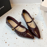 KYLETHOMASW  -  Pointed Toe High Heels Women Mary Jane Shoes Sexy Sandals 2025 Summer New Luxury Dress Shallow Shoes Fashion Pumps Mujer Zapatos