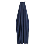 KYLETHOMASW  -  Sexy Halter Women's Dressess Elegant  Lace Up Backless Sleeveless Oversize Dress Female Summer New Lady Party Robes