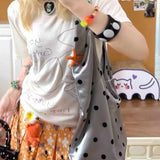 KYLETHOMASW  -  New Streetwear Fashion Dots Handbags Casual All Match Travel Underarm Bag Y2k Aesthetic trendy Women Simple Shoulder Bags