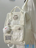 KYLETHOMASW  -  College Style All-match Student Backpack Female Korean Version of The Large-capacity Bag Junior High School Students Backpack