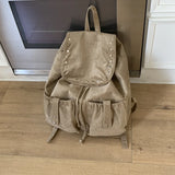 KYLETHOMASW  -  New Women Vintage Casual Backpack Y2k Aesthetic All Match Streetwear Schoolbags Japanese Luxury Design Simple Ins Backpacks