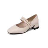 KYLETHOMASW  -  Shoes Casual Female Sneakers Women's Heels Autumn Flats Square Toe Comfortable On Heels Big Size Fall Summer Dress Leisure Lace-