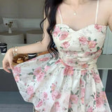 KYLETHOMASW  -  Gentle and Sweet Floral Temperament Hot Girl Slim Design Niche High-end Dress
