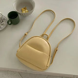 KYLETHOMASW  -  Soft pu leather women backpack small Casual Travel ladies backpack Fashion female School bag for girls bagpack mochila Daypack