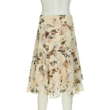 KYLETHOMASW  -  Women's Fashion Printed Milk Silk Skirt Low Waist Slimming Hot Girl Mid-Length