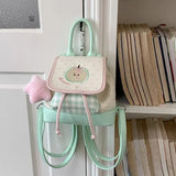 KYLETHOMASW  -  Lovely Apple Plaid Bag Preppy Style Mochila Student Mochilas Mujer Fashion Backpacks Teenage Girls Backpack Bolsas Feminina