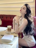 KYLETHOMASW  -  Luxury French Style Summer Suit Set High Waist Tweed Shorts & Top Elegant Lady Chic Two-Piece Outfit Trendy Office Wear Fashion
