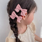 Kylethomasw 2Pcs Bow Hairpin Girls Elegant Flower Hair Clips Women Hairpin Korean Version Cute Hairpin Hair Accessories