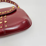KYLETHOMASW  -  Women's Silver Leather Rivet Decor Shoulder Bag Fashion Personalized Aesthetic Daily Street Crossbody Bags Small Handbags