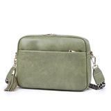 Kylethomasw Wide Strap Shoulder Bag Women New Casual Crossbody Colorful Daily Relaxtion Leather Commuting Advanced Lightweight