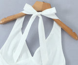 KYLETHOMASW  -  Sexy Backless White Mini Dress Women Deep V Low Waist A-line Elegant Party Dresses Birthday Robe New Vestidos
