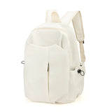 KYLETHOMASW  -  Unisex Fashion Computer Backpack Large Capacity Solid Color Student Schoolbag Zipper Casual Travel Shoulder Bag Women