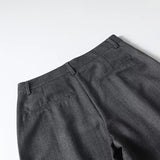 KYLETHOMASW  -  French Minimalist Grey High WaistedLeg Casual Pants  Straight Women Fashion Office Ladies Winter Trousers