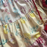 KYLETHOMASW  -  Floral Tiered Tie-Strap Mini Dress for women cute summer dresses new feminine babydoll dress sexy party dress