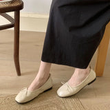 KYLETHOMASW  -  New Spring Fashion Butterfly-Knot Women Ballet Flats Shoes Shallow Female Soft Footwear Dress Ladies Flats Slip On Shoes