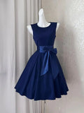 KYLETHOMASW  -  Ancient French temperament waist thin vest dress women's summer new niche high-end lace-up dress dress
