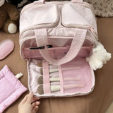 KYLETHOMASW  -  Multi-pouch Travel Cosmetic Bag Waterproof Multifunction Makeup Pouch Bag Handbag Toiletries Organizer Travel Wash Bag Outdoor