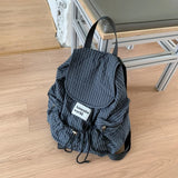 KYLETHOMASW  -  Women Soft Nylon High-capacity Backpacks Summer Grid Backpack Girls School Bag Lightweight Travel Back Pack