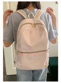 KYLETHOMASW  -  High-capacity Women Students Simple Backpack Preppy Y2k Aesthetic Casual Travel Backpacks All Match Fashion Kawaii Schoolbags
