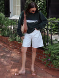 KYLETHOMASW  -  Crewneck Embroidered Fish Knit Sweater Long Sleeve Relaxed Fit 2025 Autumn Preppy Women Top Fashion Daily Casual Lady Pullover